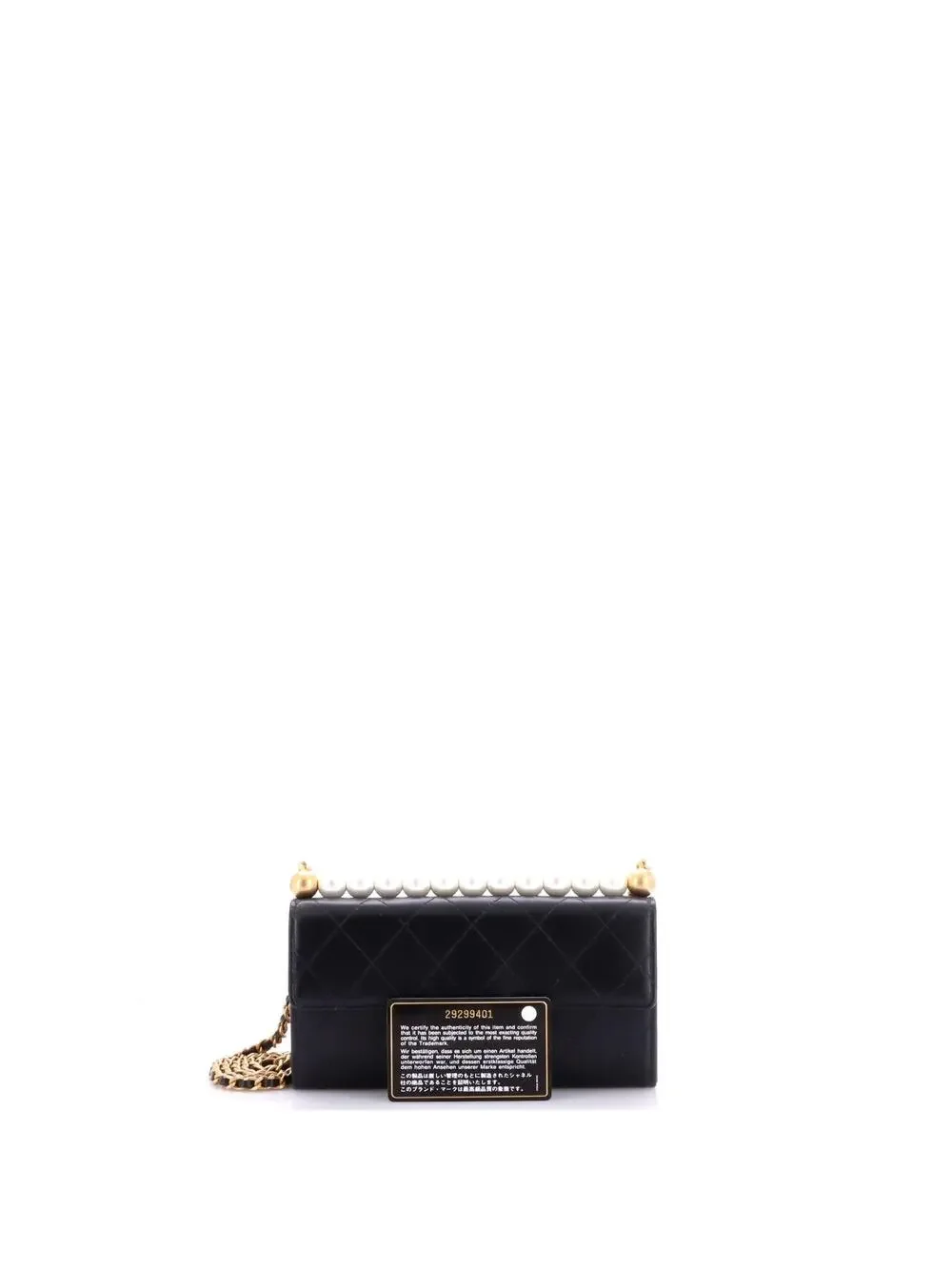 Chanel Chic Pearls Clutch With Chain #292057C31B